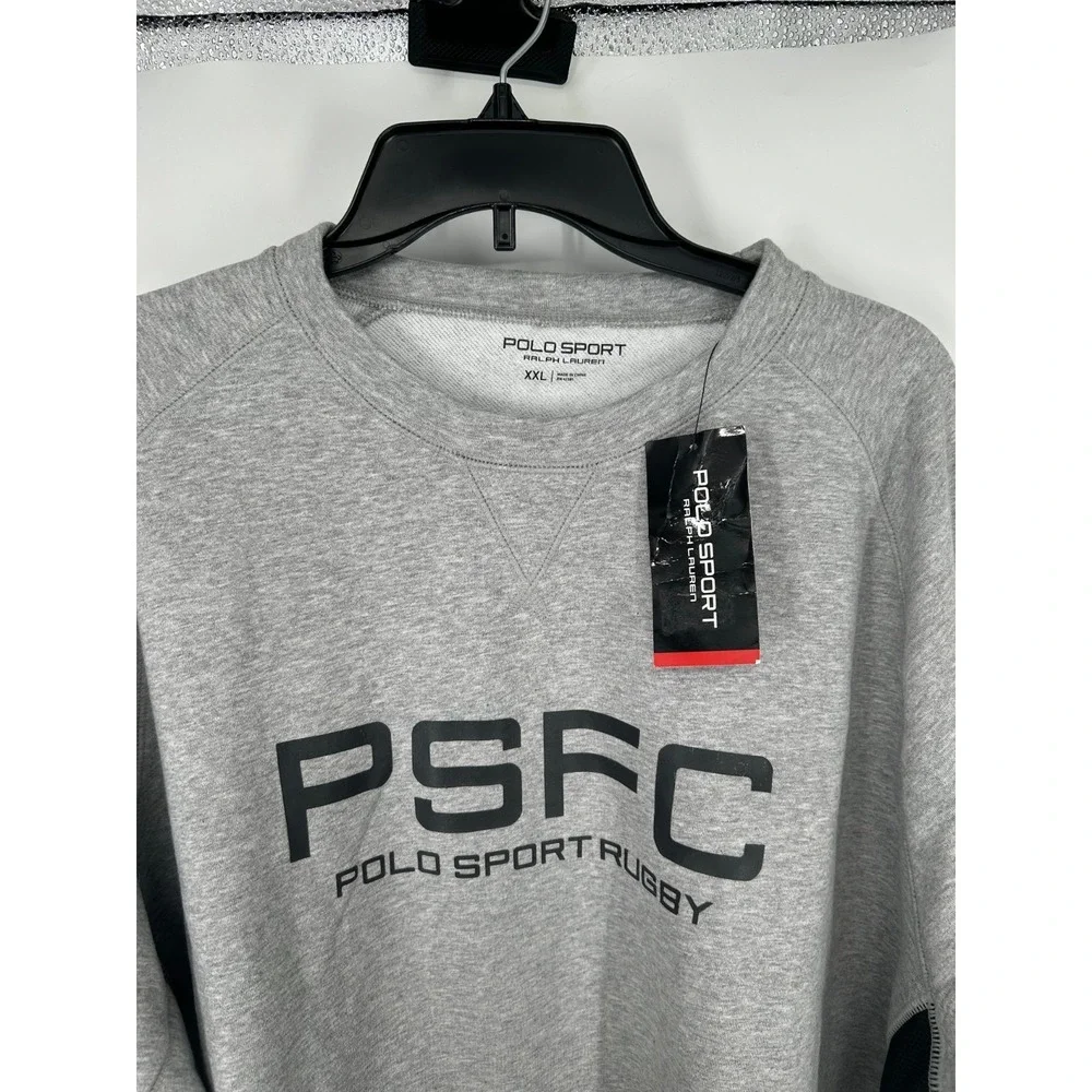 Polo Sport Ralph Lauren Sport Rugby Crewneck Graphic Sweatshirt Performance PSFC
